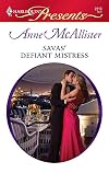 Savas' Defiant Mistress