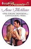 One-Night Mistress...Convenient Wife