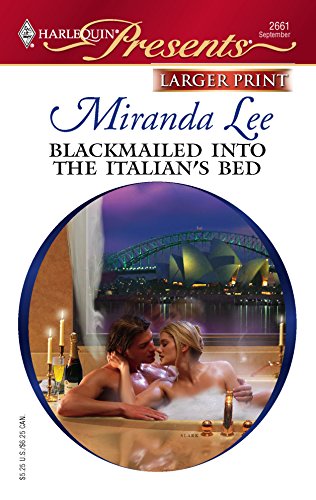 Blackmailed Into the Italian's Bed book cover