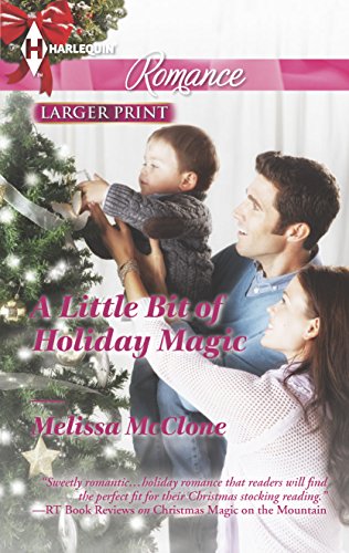 A Little Bit of Holiday Magic / His Christmas Family book cover