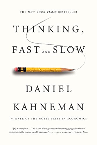 Thinking, Fast and Slow by Daniel Kahneman audiobook cover