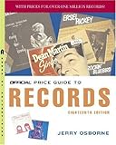 The Official Price Guide To Records 18th Edition