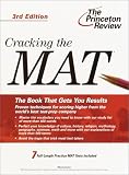 Cracking The Mat 3rd Edition Graduate School Test Preparation