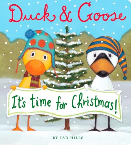 Cover of Duck and Goose, It's Time for Christmas! (Oversized Board Book)