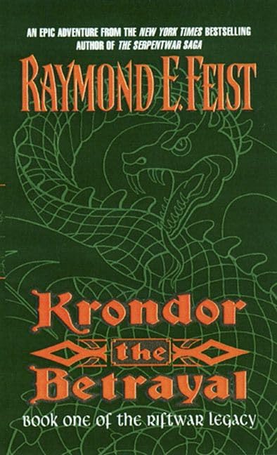 Krondor the Betrayal book cover