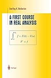 A First Course in Real Analysis