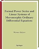 Formal Power Series And Linear Systems Of Meromorphic Ordinary Differential Equations