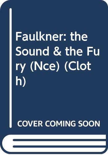 The Sound and the Fury book cover