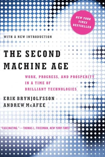 The Second Machine Age — Erik Brynjolfsson and Andrew McAfee book cover