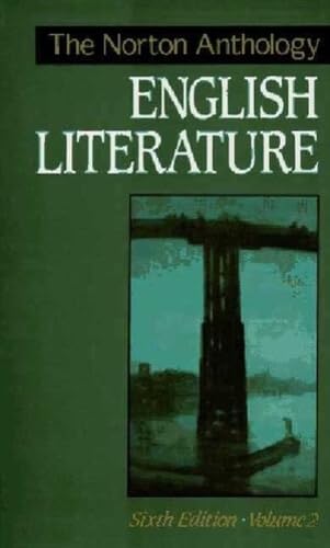 The Norton Anthology of English Literature, Volume 2 book cover