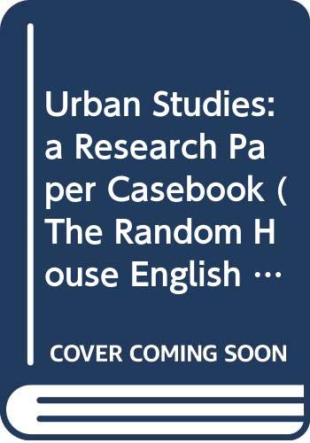 Urban Studies: A Research Paper Casebook book cover