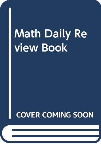 Cover of Math Daily Review Book