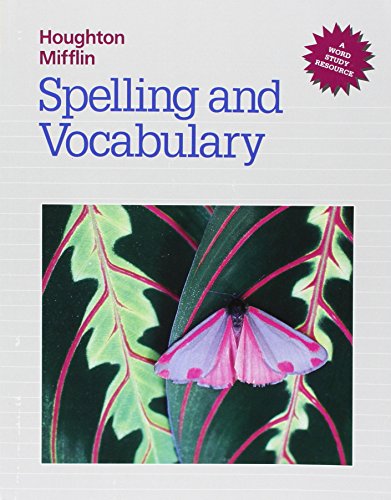 Cover of Houghton Mifflin Spelling and Vocabulary