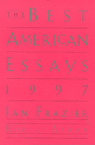 The Best American Essays 1997 book cover