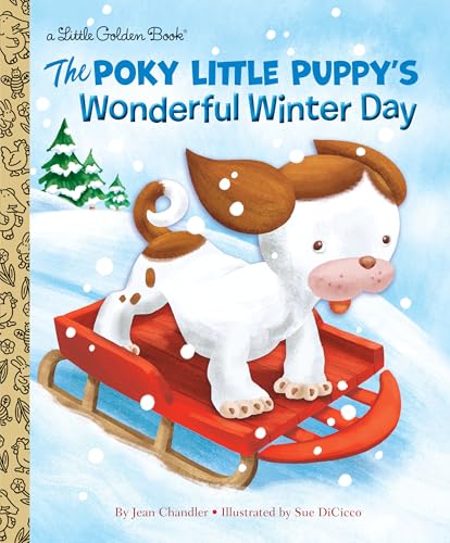 The Poky Little Puppy's Wonderful Winter Day book cover