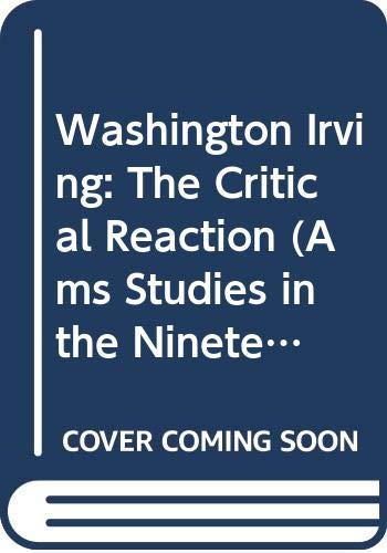 Washington Irving: The Critical Reaction book cover