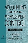 Accounting for Management Control (The VNR series in accounting and finance)
