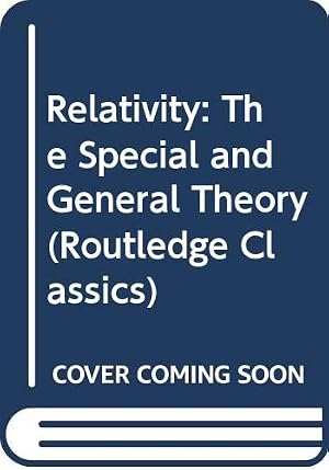 Cover of Relativity: The Special and the General Theory by Albert Einstein