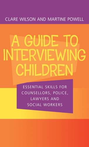 Cover of A guide to interviewing children