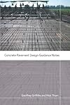 Concrete Pavement Design Guidance Notes