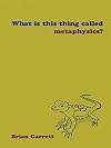 What is this thing called Metaphysics?