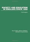 Society and education in England since 1800
