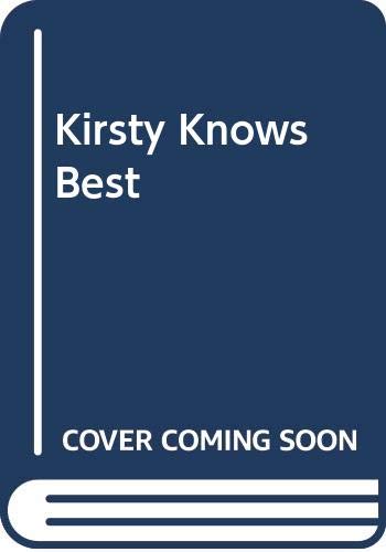 Kirsty Knows Best book cover
