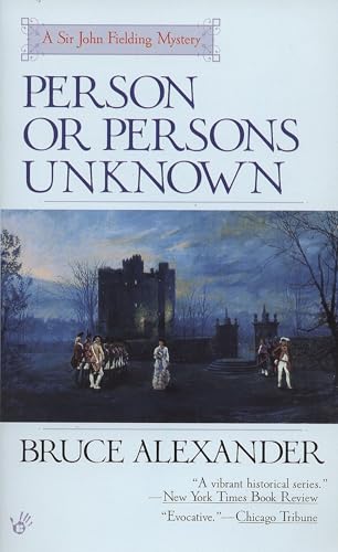 Person or Persons Unknown book cover