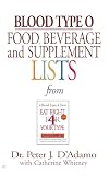 Blood Type O Food, Beverage and Supplemental Lists