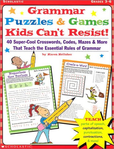 Cover of Grammar puzzles & games kids can't resist!