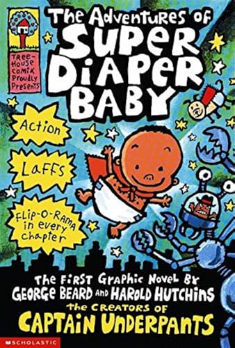 The Adventures of Super Diaper Baby book cover