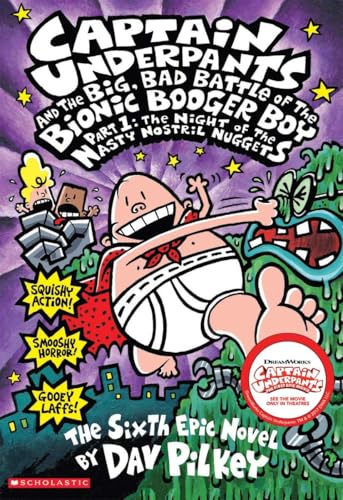 Captain Underpants and the Big, Bad Battle of the Bionic Booger Boy, Part 1 cover