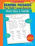 Main Idea Details Reading Passages That Build Comprehension