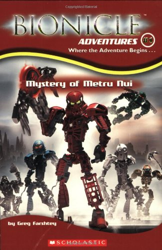 Mystery of Metru Nui book cover