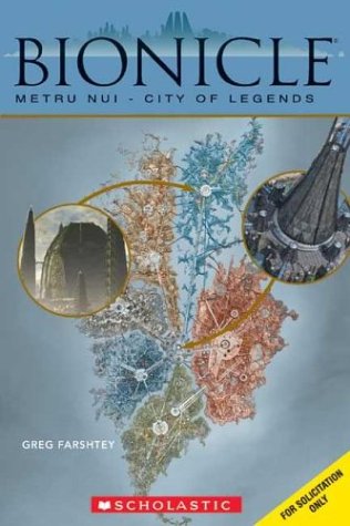 Metru Nui, City Of Legends book cover