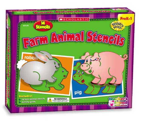 Cover of Farm Animal Stencils