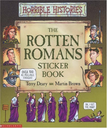 Rotten Romans Sticker Book book cover