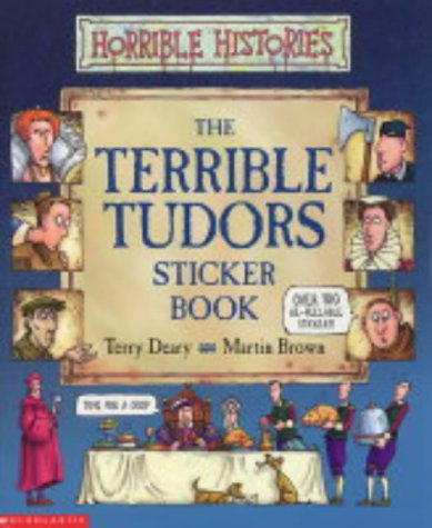 Terrible Tudors Sticker Book cover