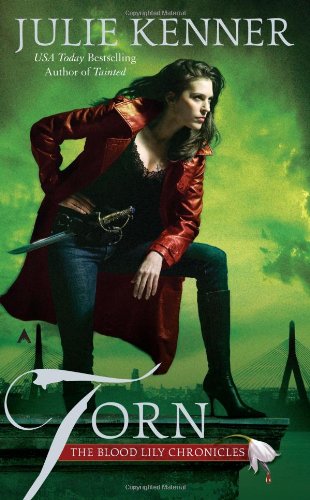 Torn book cover