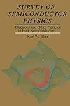 Survey of Semiconductor Physics: Electrons and Other Particles in Bulk Semiconductors