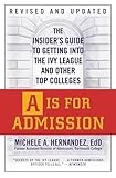A Is For Admission The Insiders Guide To Getting Into The Ivy League And Other Top Colleges