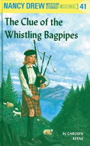 The Clue of the Whistling Bagpipes book cover