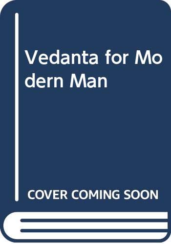 Vedanta for Modern Man cover