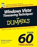 Windows Vista Timesaving Techniques For Dummies For Dummies Series