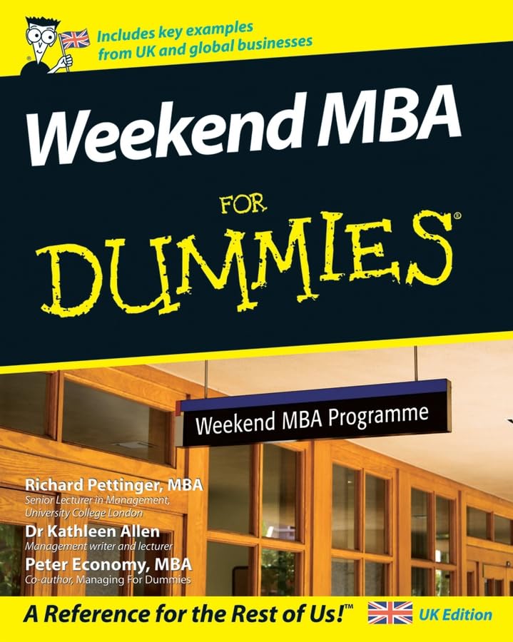 Weekend MBA for Dummies book cover