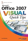OFFICE 2007 VIS QUICK TIPS