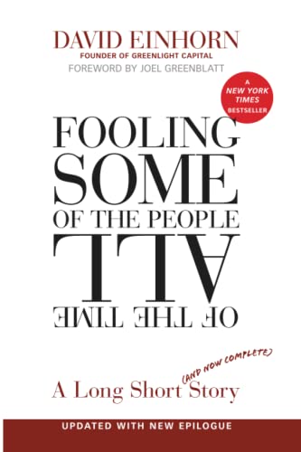 Book cover for Fooling Some of the People All of the Time by David Einhorn — Editorial Identification.