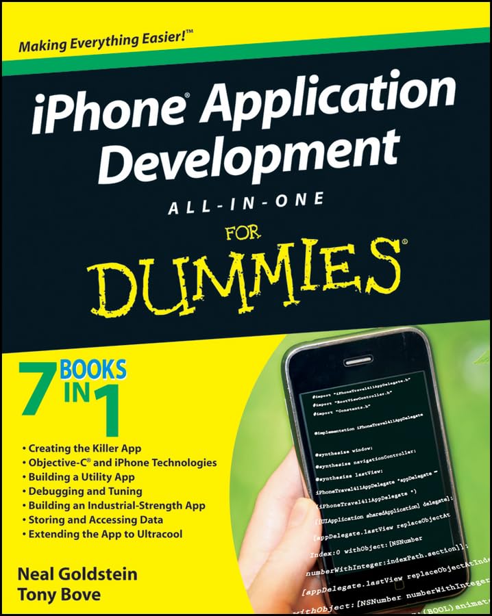 iPhone Application Development All-In-One for Dummies book cover