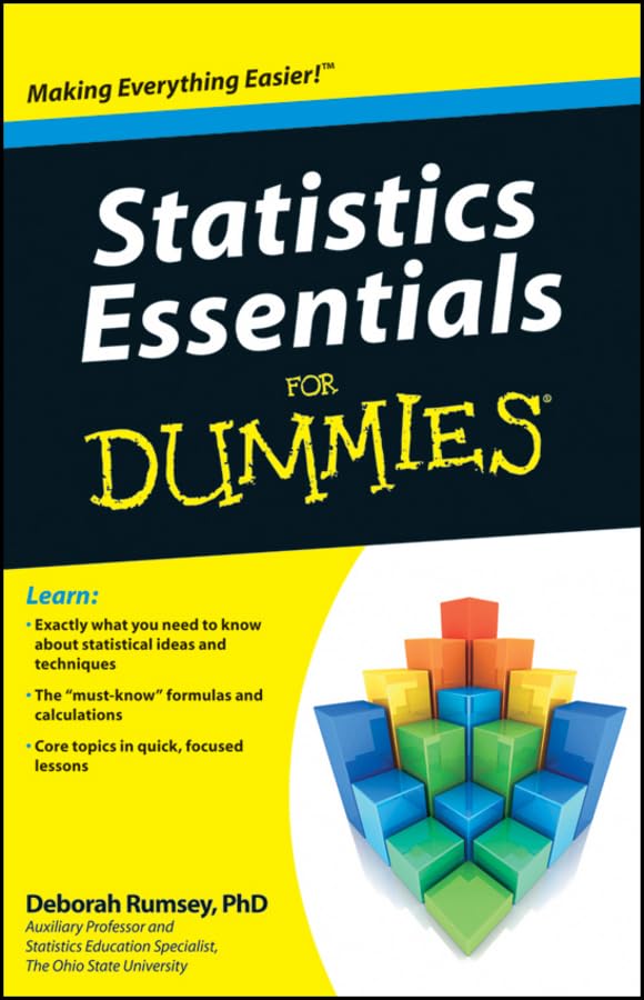 Portada de Statistics Essentials For Dummies