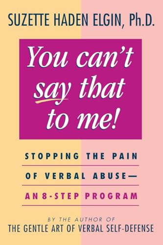 You Can't Say That to Me book cover